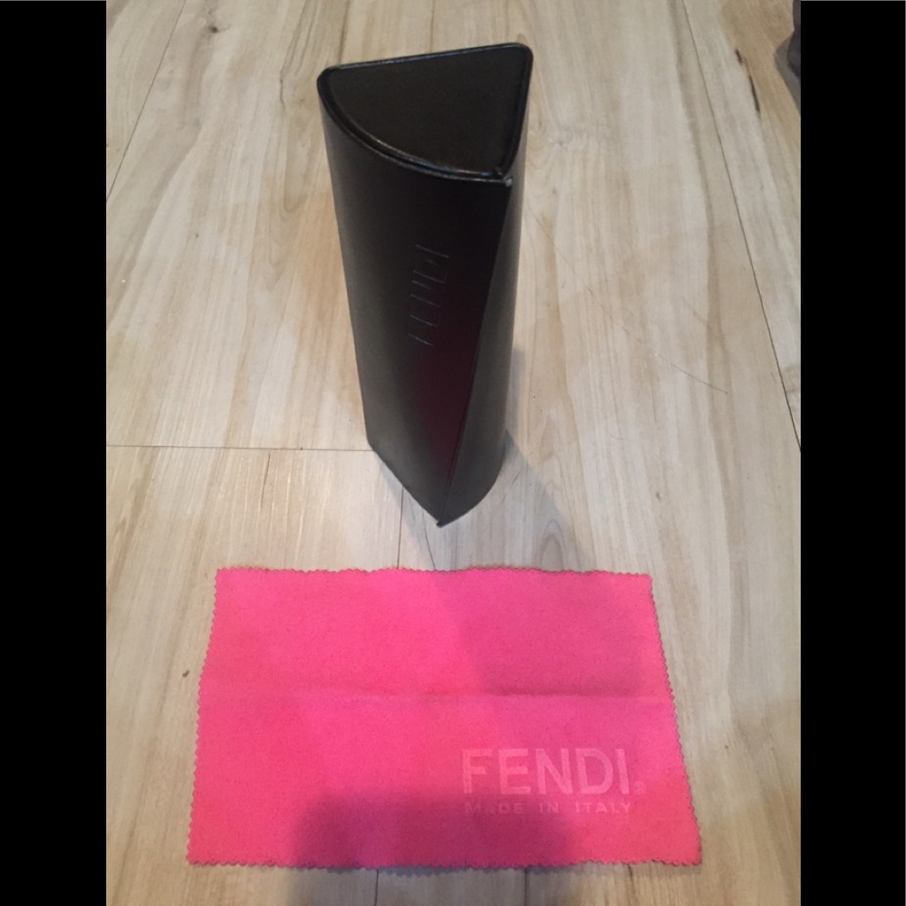 Authentic FENDI Hard Glasses Case